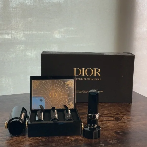 Dior Rouge Dior Minaudiere Case & Lipstick Holder - Picture 3 of 9